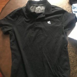 Small black Express Stretch fit polo